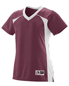 Augusta 262 - Ladies Polyester Mesh V-Neck Short-Sleeve Jersey