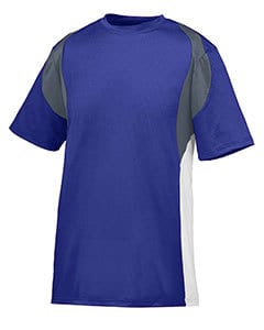 Augusta 1515 - Adult Wicking Poly/Span Short-Sleeve Jersey with Contrast Inserts