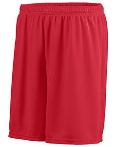 Augusta AG1425 - Adult Wicking Polyester Short Rojo