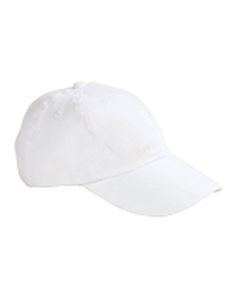 Big Accessories BX001Y - Youth 6-Panel Brushed Twill Unstructured Cap Blanco