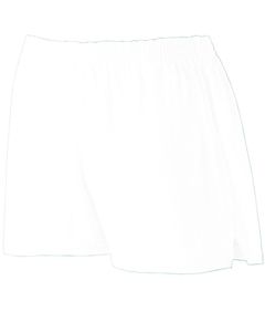 Augusta 988 - Girls' Trim Fit Jersey Short Blanco