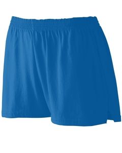 Augusta 988 - Girls' Trim Fit Jersey Short Real Azul