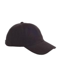 Big Accessories BX001 - 6-Panel Brushed Twill Unstructured Cap Negro