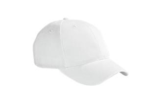 Big Accessories BX002 - 6-Panel Brushed Twill Structured Cap Blanco