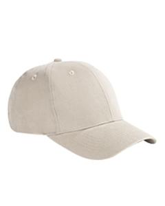 Big Accessories BX002 - 6-Panel Brushed Twill Structured Cap