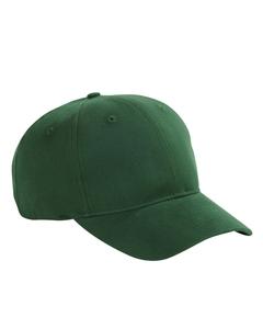 Big Accessories BX002 - 6-Panel Brushed Twill Structured Cap Verde bosque