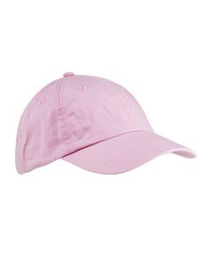 Big Accessories BX005 - 6-Panel Washed Twill Low-Profile Cap Luz de color rosa