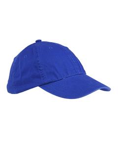 Big Accessories BX005 - 6-Panel Washed Twill Low-Profile Cap Real Azul