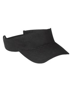 Big Accessories BX006 - Cotton Twill Visor Negro