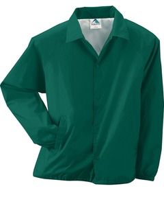Augusta 3100 - Lined Nylon Coach's Jacket Verde oscuro