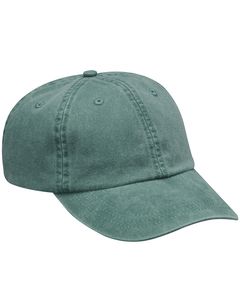 Adams AD969 - 6-Panel Low-Profile Washed Pigment-Dyed Cap Verde bosque