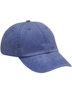 Adams AD969 - 6-Panel Low-Profile Washed Pigment-Dyed Cap Real Azul