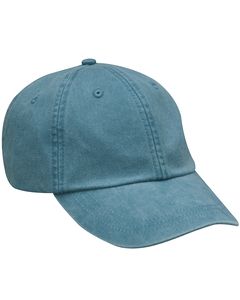 Adams AD969 - 6-Panel Low-Profile Washed Pigment-Dyed Cap Verde azulado
