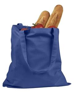 BAGedge BE007 - 6 oz. Canvas Promo Tote Real Azul