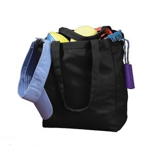 BAGedge BE008 - 12 oz. Canvas Book Tote Negro