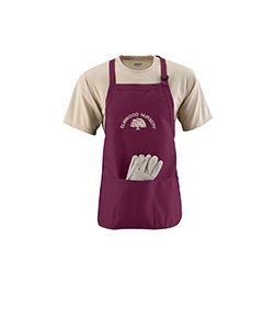 Augusta 4250 - Medium Length Apron Granate