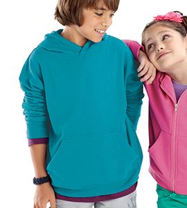 LAT 2296 - Youth Pullover Hooded Sweatshirt Turquesa