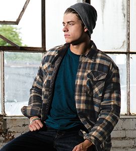 Burnside 8610 - QUILTED FLANNEL JACKET