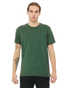 Bella+Canvas 3413C - Unisex Triblend Short-Sleeve T-Shirt Grass Green Triblend