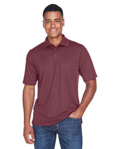 Ash CityCore 365 88181P - Men's Origin Performance Piqué Polo with Pocket Borgoña