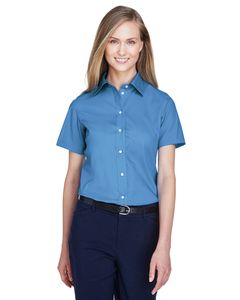 Devon & Jones D620SW - Ladies Crown Collection Solid Broadcloth Short Sleeve Shirt