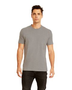 Next Level 6410 - Gamuza ajustada premium Crew Dk Heather Gray