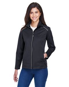 Core 365 CE708W - Ladies Techno Lite Three-Layer Knit Tech-Shell Negro