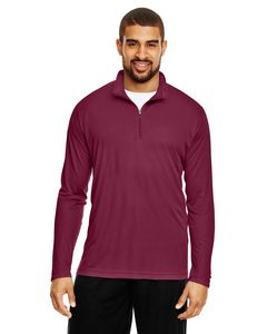 Team 365 TT31 - Men's Zone Performance Quarter-Zip Sport Maroon