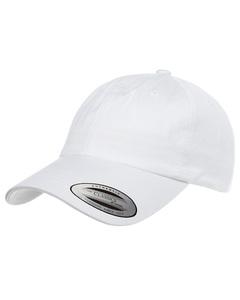 Yupoong 6245CM - Adult Low-Profile Cotton Twill Dad Cap Blanco