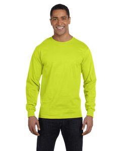 Gildan G840 - DryBlend® 5.5 oz., 50/50 Long-Sleeve T-Shirt Seguridad Verde