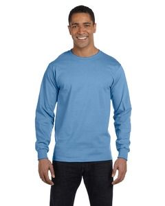 Gildan G840 - DryBlend® 5.5 oz., 50/50 Long-Sleeve T-Shirt Carolina del Azul