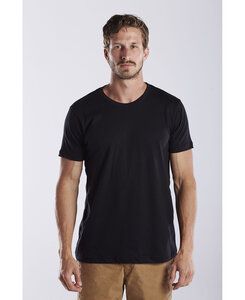 US Blanks US2000 - Remera manga corta y cuello redondo para hombres Negro