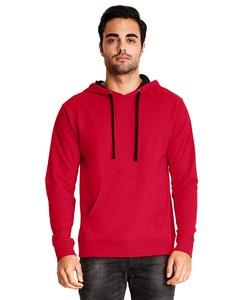 Next Level 9301 - Unisex French Terry Pullover Hoody Rojo / Negro