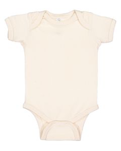 Rabbit Skins 4400 - Infant 5 oz. Baby Rib Lap Shoulder Bodysuit