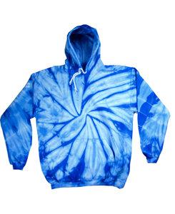 Colortone T312R - Adult Spider Pullover Hood Real Azul