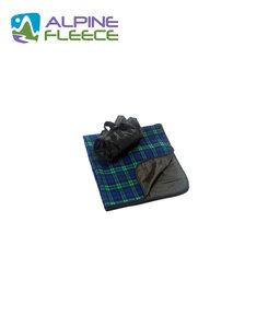 Liberty Bags LB8702 - Alpine Fleece Plaid Fleece Picnic Blanket Blackwatch