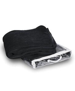 Liberty Bags LB8707 - Alpine Fleece Micro Coral Fleece Blanket Negro