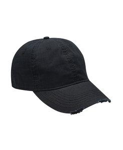 Adams IM101 - Gorra Ripstop Negro