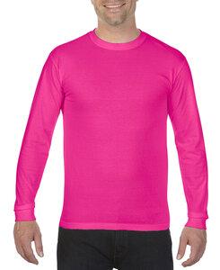 Comfort Colors CC6014 - Remera manga larga de algodón ringspun Heavyweight para adultos Rosa fluor