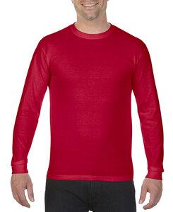 Comfort Colors CC6014 - Remera manga larga de algodón ringspun Heavyweight para adultos Rojo