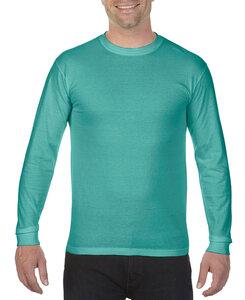 Comfort Colors CC6014 - Remera manga larga de algodón ringspun Heavyweight para adultos Espuma de mar