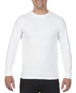 Comfort Colors CC6014 - Remera manga larga de algodón ringspun Heavyweight para adultos Blanco
