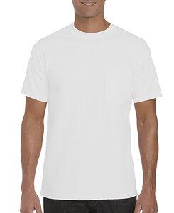 Gildan G5300 - Remera HeavyCotton con bolsillo para adulto Blanco