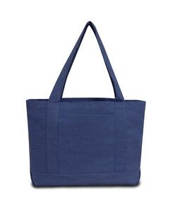 Liberty Bags LB8870 - Bolso de algodón pigmentado de 12 onzas  Lavó la Marina