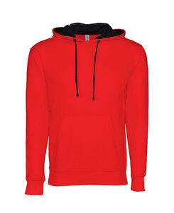 Next Level NL9301 - Buzo French Terry con capucha Unisex Rojo / Negro