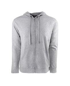 Next Level NL9601 - Next Level NL9601 -Buzo con capucha con cierre de Terry Francés Unisex Heather Gray/Heather Gray