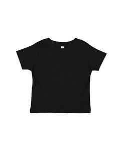 Rabbit Skins LA330T - Remera Jersey para niños Negro