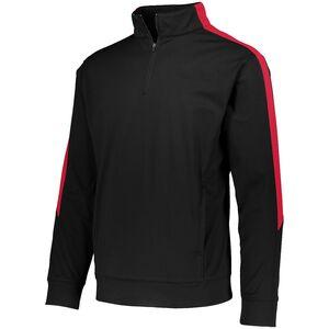 Augusta Sportswear 4386 - Pullover de Medallista 2.0 Negro / Rojo