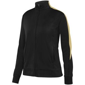 Augusta Sportswear 4397 - Ladies Medalist Jacket 2.0 Black/Vegas Gold
