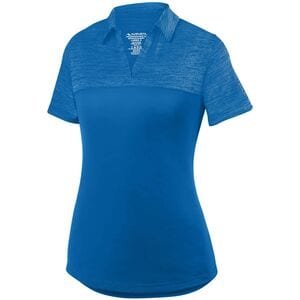 Augusta Sportswear 5413 -  Remera Polo Shalow Tonal para mujeres Real Azul